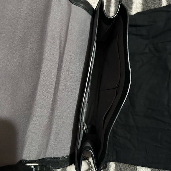 NWT Frye Ella Flap Shoulder Bag “Black” - Picture 9 of 13